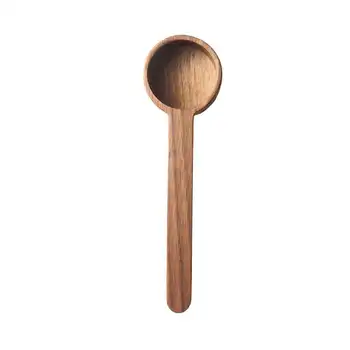 

Wooden Spoon Scoop Wooden Coffee Spoon Coffee Beans Kitchen Condiment Tools Coffee Powder Spoon Baking Seasoning Spoon