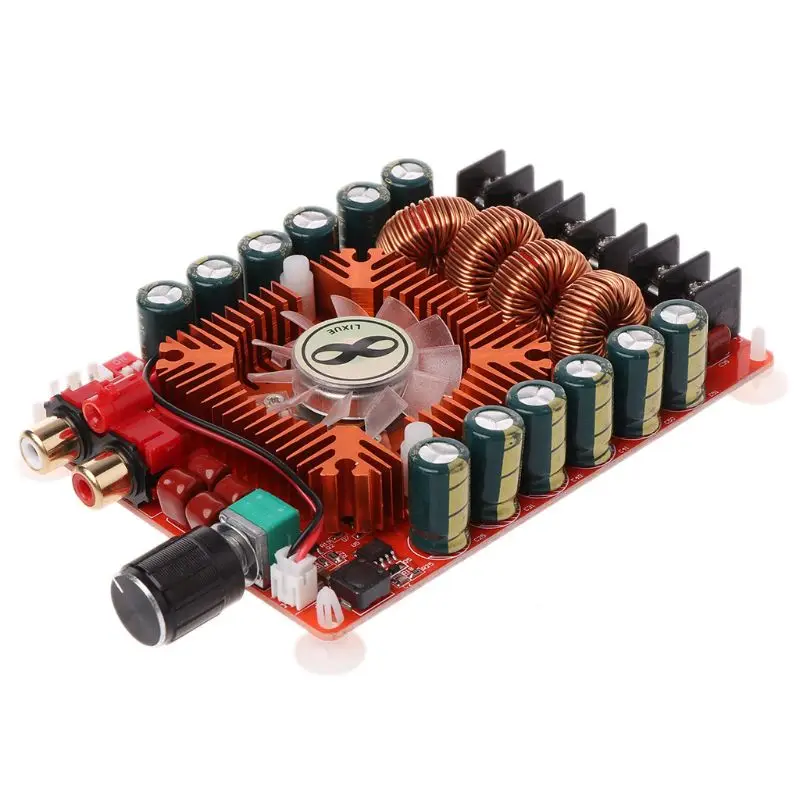 Прямая поставка 2x160 Вт TDA7498E двухканальный высокомощный цифровой аудио усилитель плата модуль для поддержки одноканальный