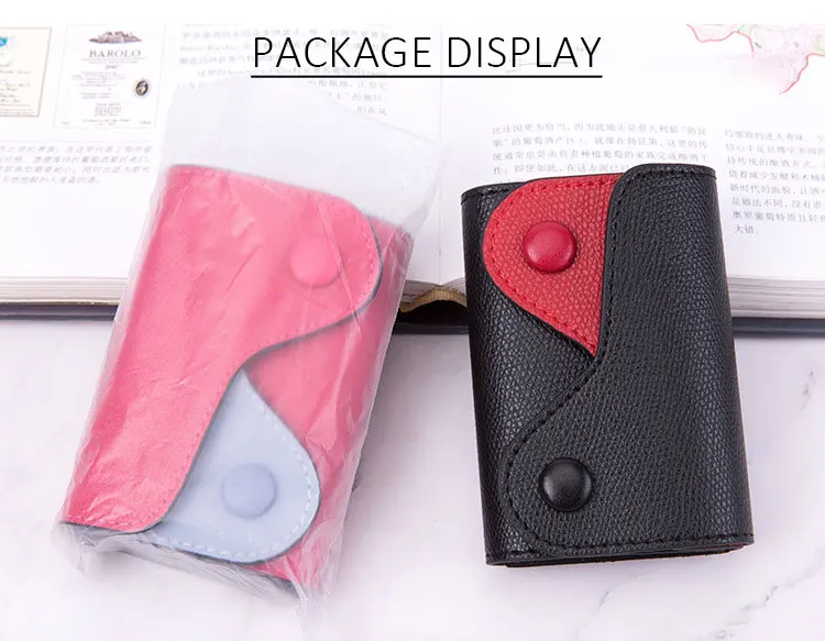 Rfid Синтетическая кожа унисекс бизнес-держатель для карт, кошелек для денег, чехол для кредитных карт, id Держатели, сумка для мужчин и женщин, держатель для карт, карман