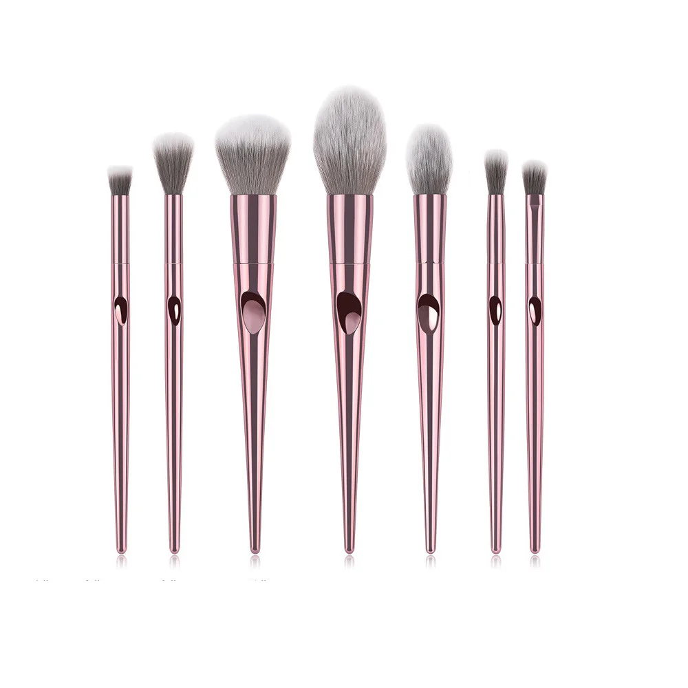 

SANIYE Fashion Women Makeup Brush Soft Hair Eye Shadow Powder Brush Eye Brush Pink Metal Handle Blending Brush B1312