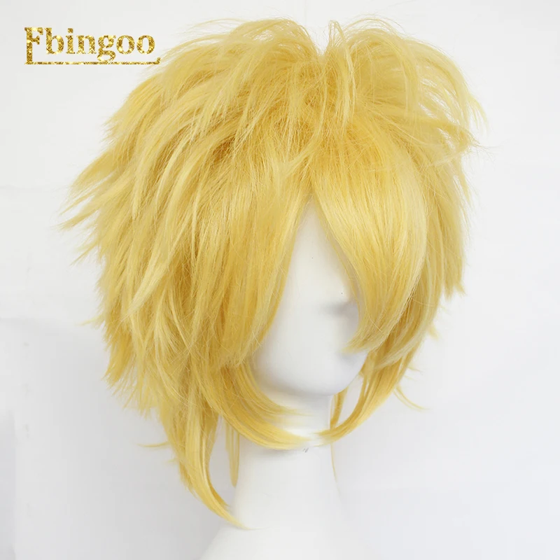Ebingoo аниме Aotu World King серый короткий синтетический парик для косплея Золотой Серебряный Хэллоуин слоистые вечерние парики Термостойкое волокно