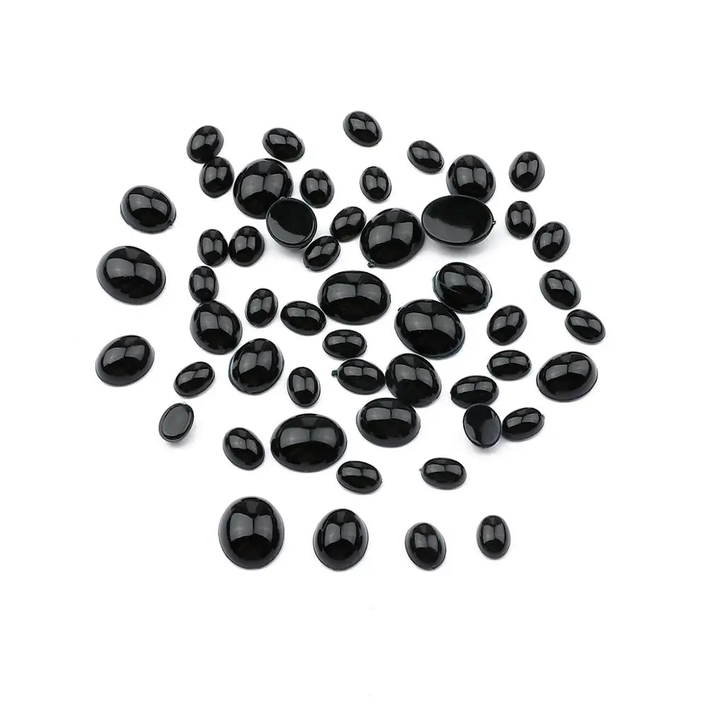 8/10/12/15/20mm 100pcs Animal Black Plastic Eyes for Toys Dolls  Self-adhesive Googly Acrylic Diy Eyes for Crafts Stickers Mixed - AliExpress