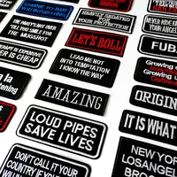 Purchase Written Words Cloth Mend Decorate Iron-On Patches: Buy Apparel Sewing Decoration Applique Sew-On Patches for Clothing Online - Image 4
