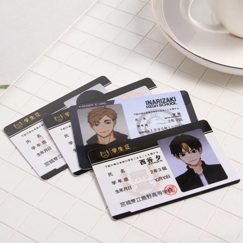 Аниме Haikyuu! Хината шойо кагеяма тобио фигурки коллективные студенческие карты