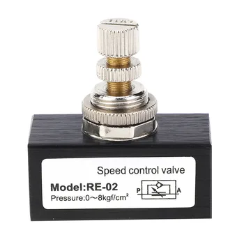 

RE-02 G1/4-Inch Light Compact Flow Control Valve Pneumatic Equipment Accessory