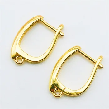 

Peixin 13x19mm handmade earrings hook clasp fashion design DIY jewelry making charm earrings accessories wholesale brass jewelry