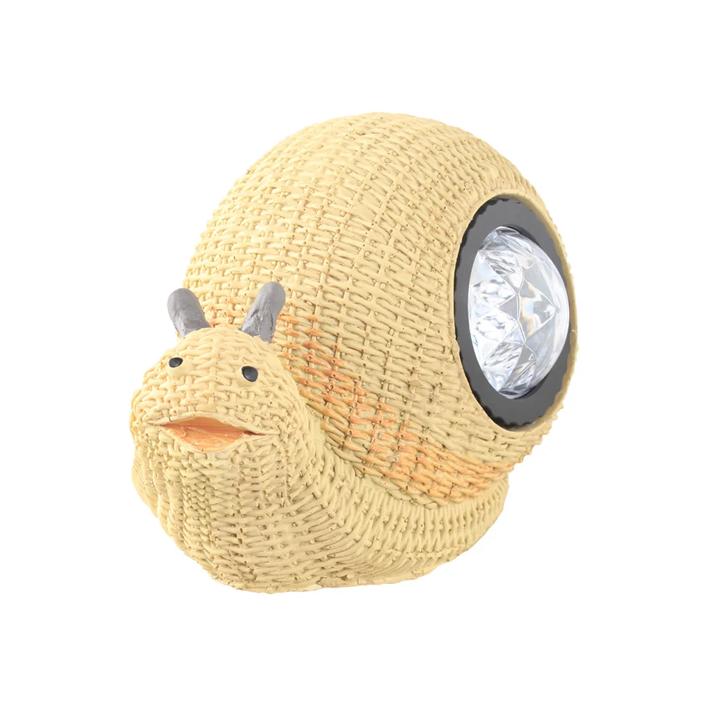 Snail Украшение мультфильм дома открытый анти влаги солнечный светильник лужайки пейзаж путь умный сад водонепроницаемый моделирование - Испускаемый цвет: Snail