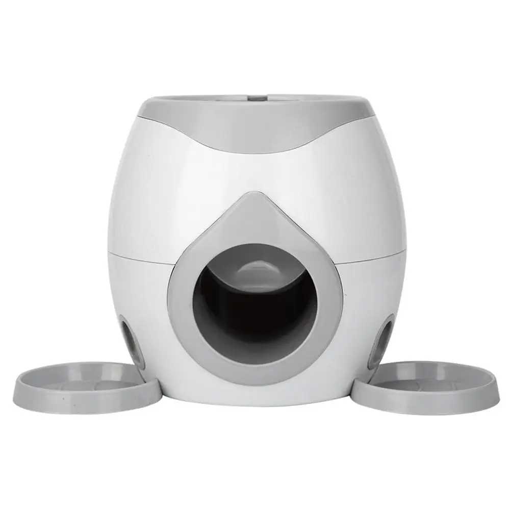 B-Light Gray Собака игрушка Интерактивная принести теннисный мяч запуска собака игрушки для домашних животных Прямая поставка от производителя, бросая Mmachine Pet мяч бросок устройства выбросов с украшением в виде шариков в A26 - Цвет: B-Light Gray