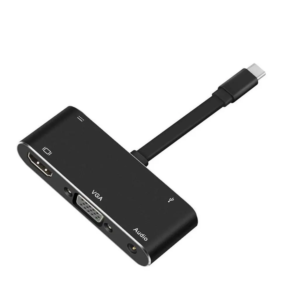 Тип C к HDMI/VGA/аудио/USB 3,0 концентратор адаптер с PD зарядное устройство для samsung S8/9 адаптер