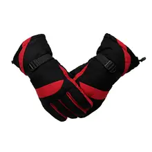 Зимние теплые водонепроницаемые ветрозащитные Беговые лыжные спортивные перчатки для взрослых#4N15