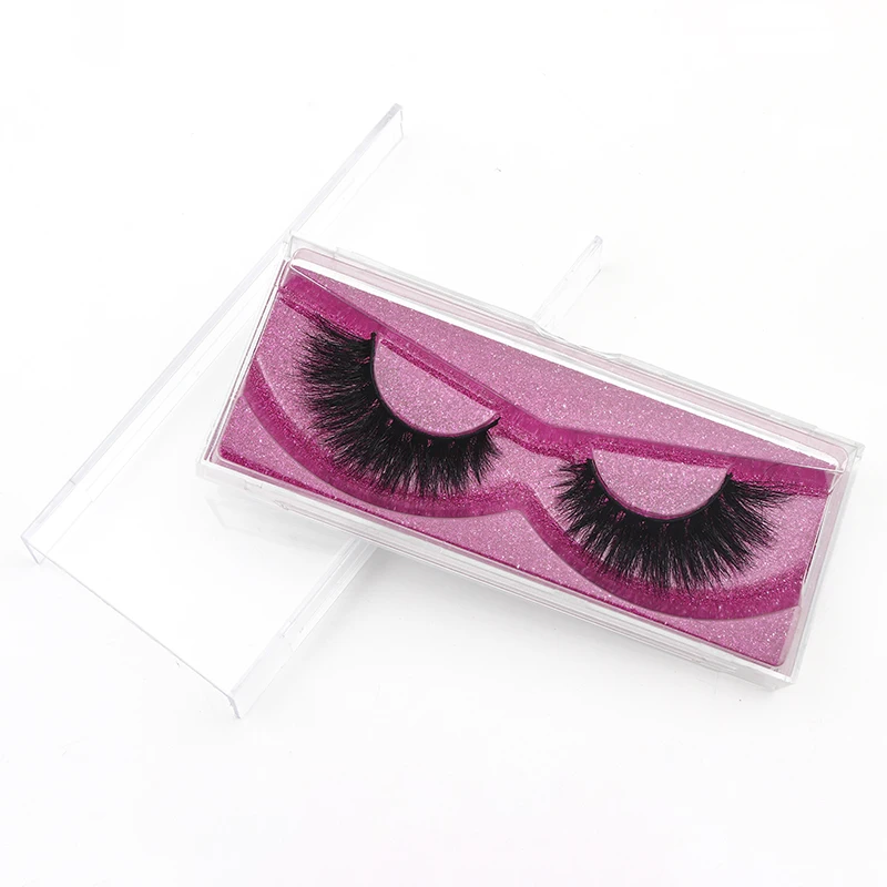 

Women's Natural Thick Curly False Eyelashes Handmade Soft Water Mink Eyelash Gift Box Packaging Lady Mink False Eyelashes
