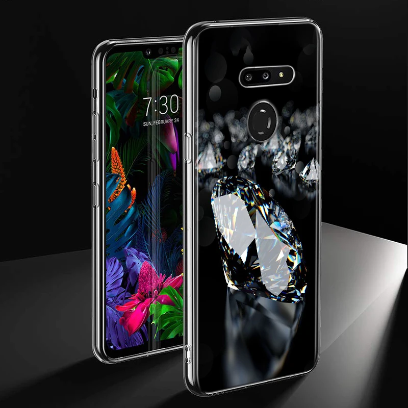Красивых бриллиантов Стиль для LG W20 W10 V50S V50 V40 V30 K50S K40S K30 K20 Q60 Q8 Q7 Q6 G8 G7 G6 ThinQ чехол для телефона - Цвет: Style 04