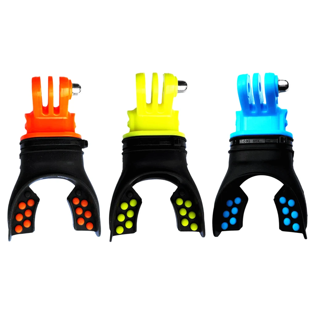 Water Sports Surfing Shoot Mouth Mount Holder Skating Kayaking Accessories for GoPro Hero 5 4/3+/3/2/1 Sports Camera SJ Cam