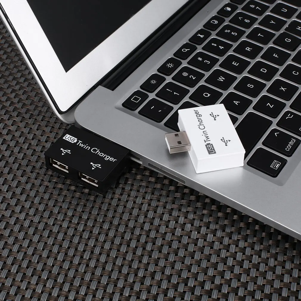 

2 Port Charger Hub Adapter Hot Sale fashion New USB Splitter for Phone Tablet Computer