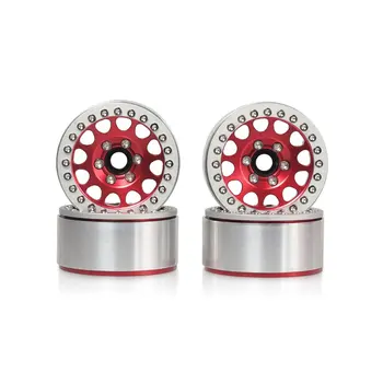 

4PCS 1.9-inch Heavy Duty Metal Tire Hub Wheels Rim Set For 1:10 RC Crawler SCX10 90046 TRX4 D90 Car Crawler Truck Accessories