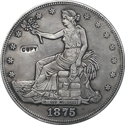 Копия монеты в долларах сша 1875-S | Дом и сад