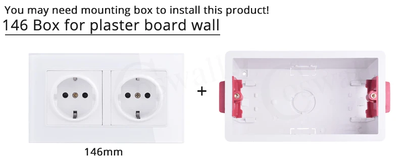 Todo o Alumínio Padrão da ue Tomada de Parede com Dupla Coswall Metal Painel Preto Porta Carregamento Usb 2.4a Saída R12 Series 16a 9 com dupla porta carregamento usb 2.4a saída r12 series