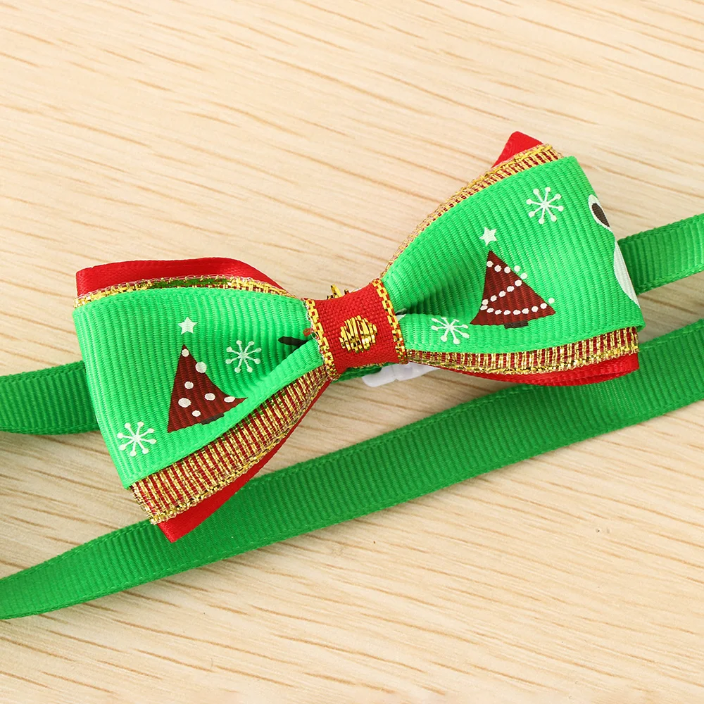 1 шт. милый Регулируемый Рождественский галстук для питомца галстук-бабочка для кошки галстук-бабочка для собаки чокер аксессуары для ухода за домашними животными рождественские принадлежности
