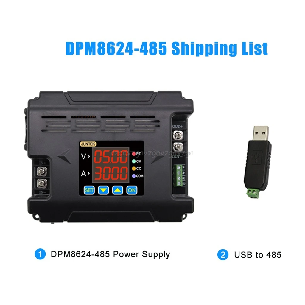 485 DPM8624 DC-DC цифровой пульт дистанционного постоянный ток бак Связь Питание понижающий Напряжение 60V 24A Au22 19; Прямая поставка - Цвет: 485