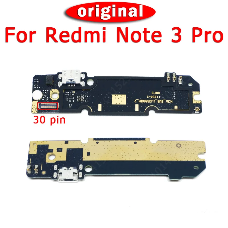 Оригинальный зарядный порт для Xiaomi Redmi Note 3 Pro плата зарядки USB разъем гибкий