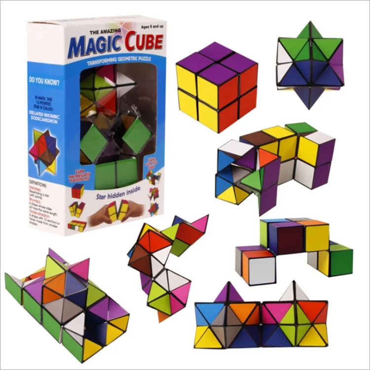 

Infinite Change Magic Cube Toys Professional Magic Speed Cube Puzzle Magico Cubo Sticker Adult Education Toys For Children Gift