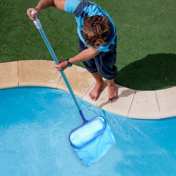 

Swimming Pool Skimmer Net Removal Leaf Catcher Mesh Bag Pool Ponds Cleaning Salvage Debris Waste Garbage Tools