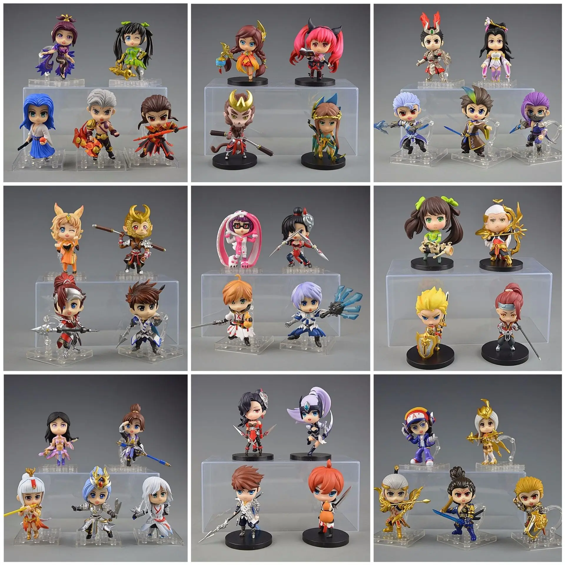 

Pesticide Union Luban Garage Kit Model Ornaments Set Collection Li Bai Han Xin Luban Collection Doll