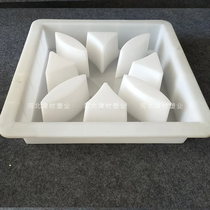 Cement Antique Flower Brick Mold Square Garden Wall Making Brick Mould 3D Carving Concrete Plastic Paving Molds 30x30x7cm concrete molds,garden path molds