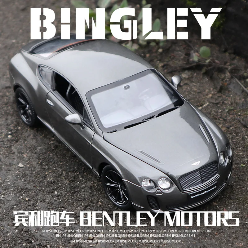 Модель игрушечного автомобиля Welly 1:24 Bentley Continental GT модель из сплава