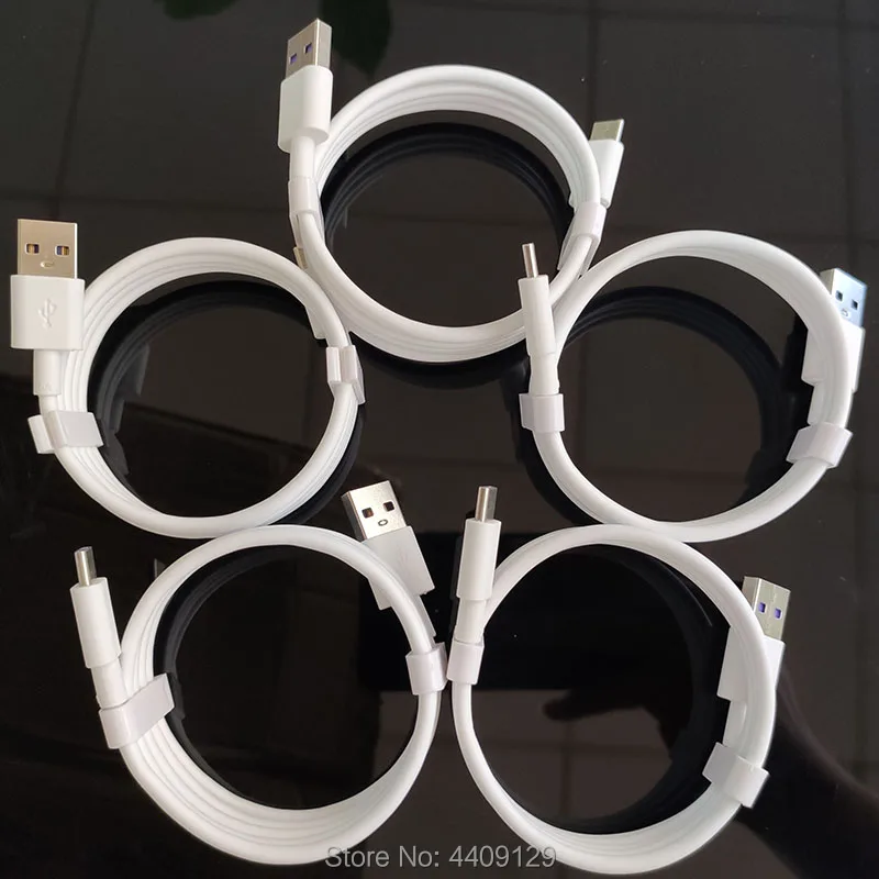 5pcs/lot Type C usb Cable Fast Charging Cable for Samsung Xiaomi Mobile Phone Cable USB C TypeC Charge Data Cord for Huawei 1m