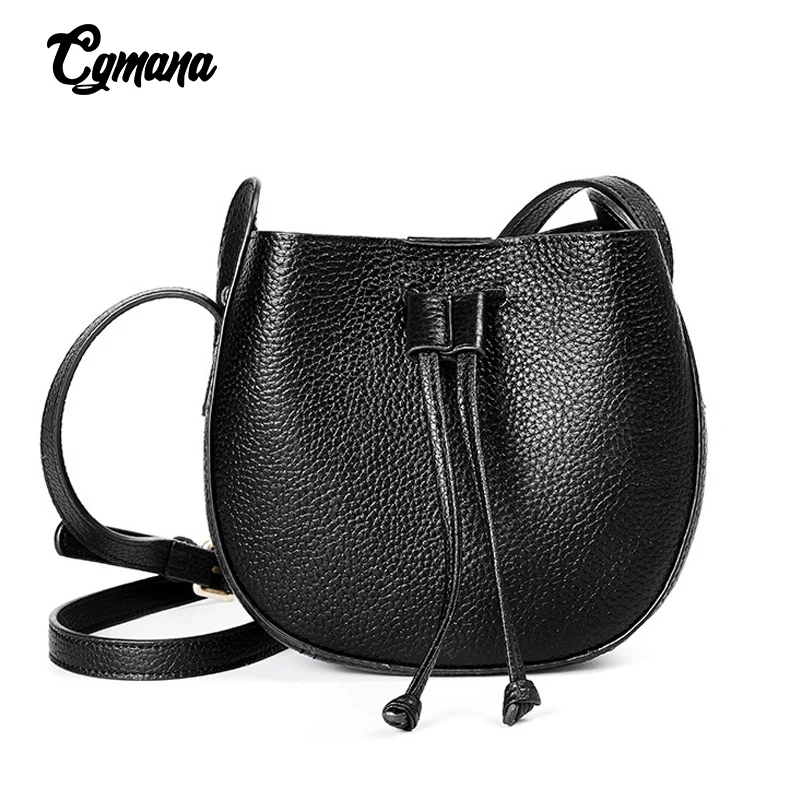 

Cowhide Bag Women 100% Genuine Leather Women Messenger Bag Simple Shoulder Bag Quality Small Flap Daily Casual Crossbody Bag