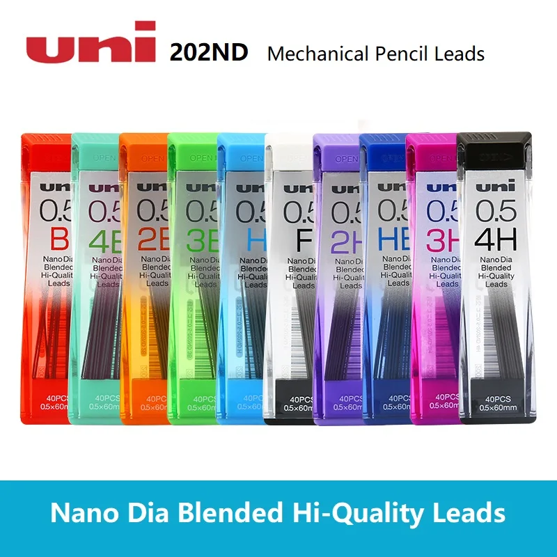 Uni NanoDia Machanical Pencil 0.5mm Lead uni0.5-202ND Hardness 10 Type 