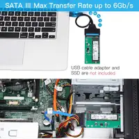 sata iii M2 SATA מתאם SATA III Onvian כדי M.2 (NGFF) SSD ממיר כרטיס SATA-Based B / B + M מפתח 6Gbps High Speed ​​ממיר מתאם כרטיס (5)