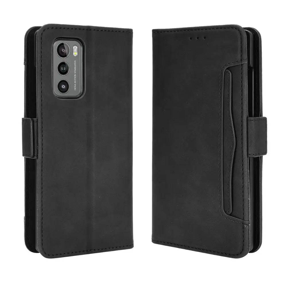 HualuBro Cover per LG K20 2019, Flip Case a Libro in Retro PU Pelle Magnetica Antiurto Portafoglio Custodia per LG K20 2019 Cover (Nero