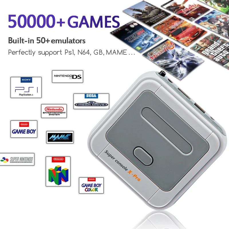 Retro WiFi Super Console X With 50000 Games With 2.4G Wirelless 