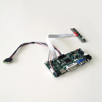 

Fit B156XW03 B156XW04 1366*768 VGA HDMI DVI WLED laptops LVDS 40Pins 15.6" LCD panel M.NT68676 screen controller board DIY kit