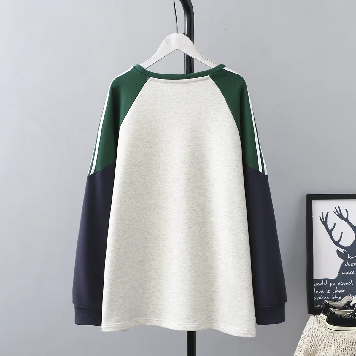 TUHAO 4XL 3XL размера плюс разноцветные элегантные цветные пуловеры толстовка с капюшоном осень зима женские повседневные толстовки LZ49