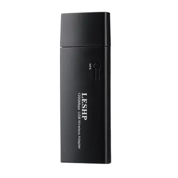 

1200Mbps 11AC Dual Band USB 3.0 Wireless Wi-Fi Network Adapter Wide Range Compatibility Quick Installation Black