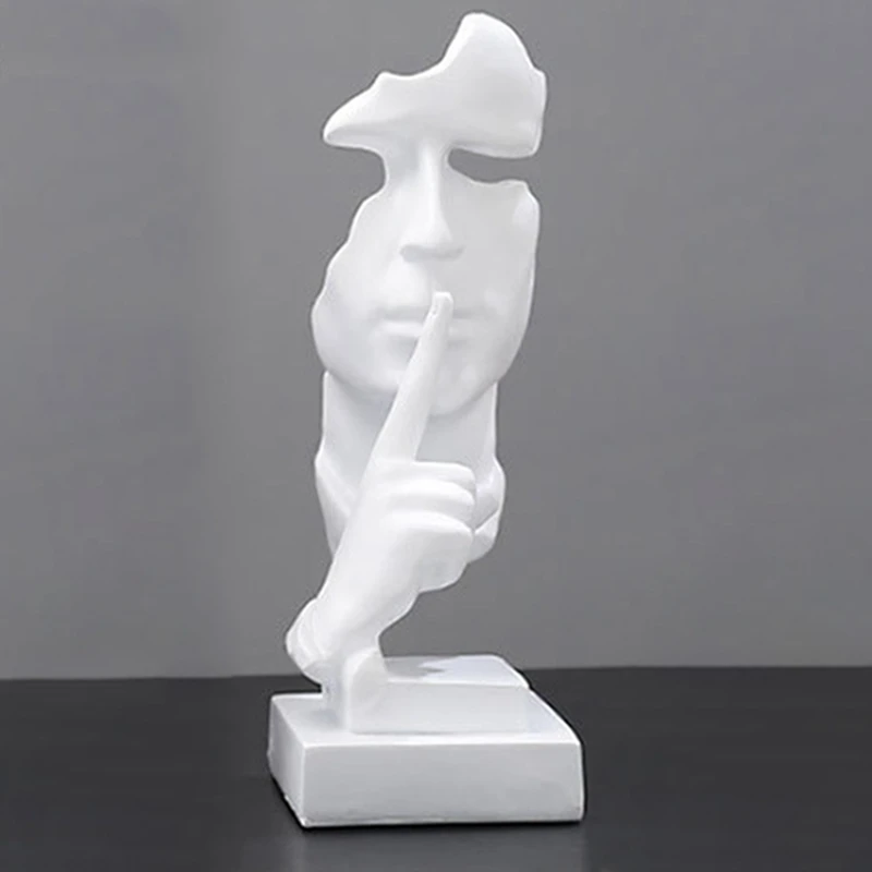 Скульптура в скандинавском стиле маска статуя слизь золотые скульптуры из смолы