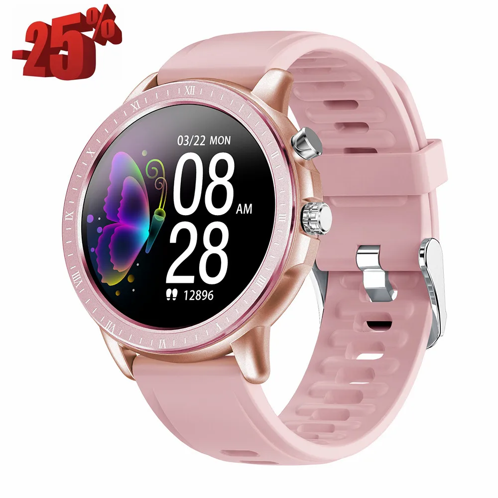 

2020 New Women Men Smart Watch 1.3" Full Touch Screen Heart Rate Blood Pressure Monitor Fitness Tracker Smartwatch For Ladies