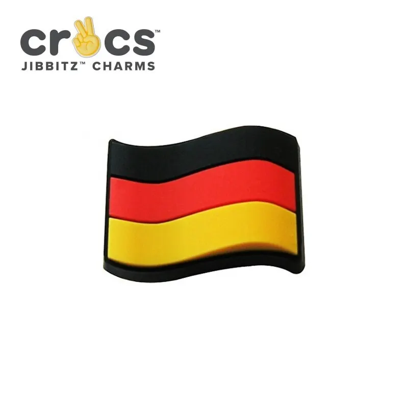 Crocs Jibbitz Germany Flag 12 Jibits For Clogs Jibbitz Crocs Decoration