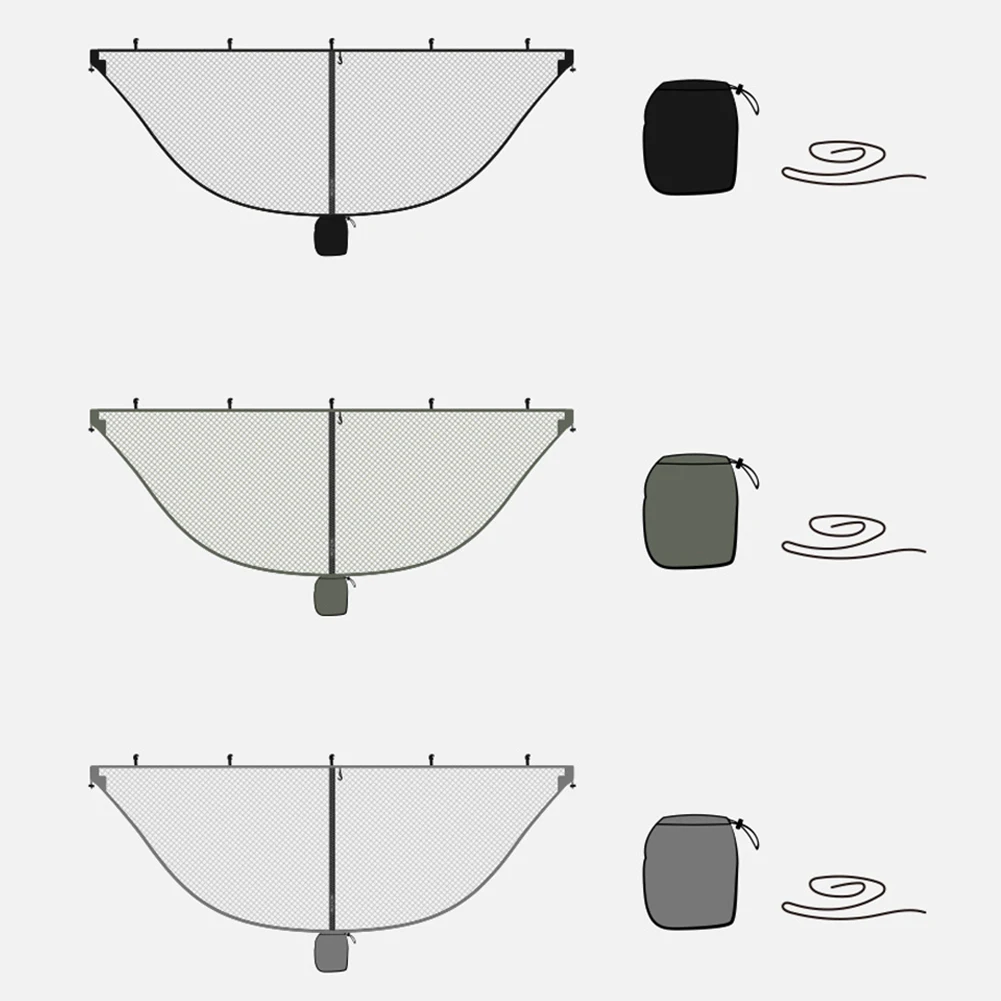 Сетка-гамак аксессуары отделяющие легкий открытый двойной молнии от насекомых Комаров 360 градусов защиты двусторонний части пешего туризма