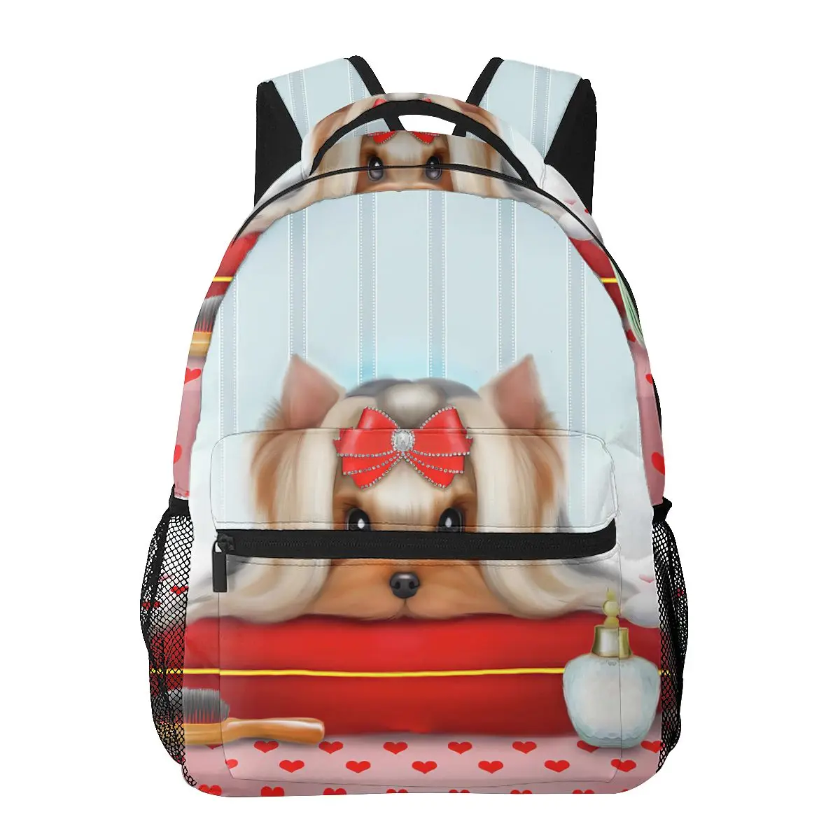 

Yorkshire Terrier Dog,Yorkie Beauty Backpack for Girls Boys Travel RucksackBackpacks for Teenage school bag