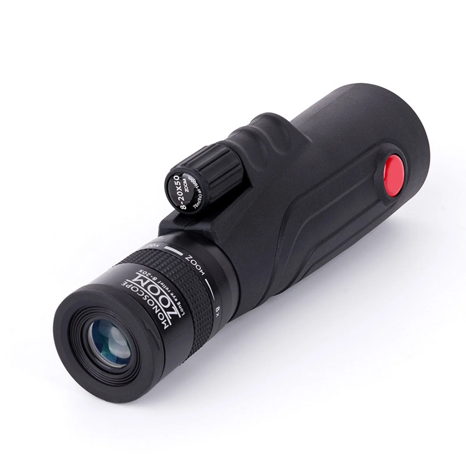 

8-20x50 Monocular High Powered Zoom Telescope BAK4 Prism HD Glass One Hand Focus Monocular FMC Hunting Camping