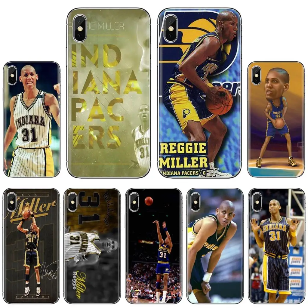 Чехол для Xiaomi poco X3 nfc F2 Pro M3 Mi 5X 6X Max Mix 1 2 2S 3 Mi5 Mi6 Mi3 Mi4 Star-Баскетбол-C-player-Reggie-Miller-США |