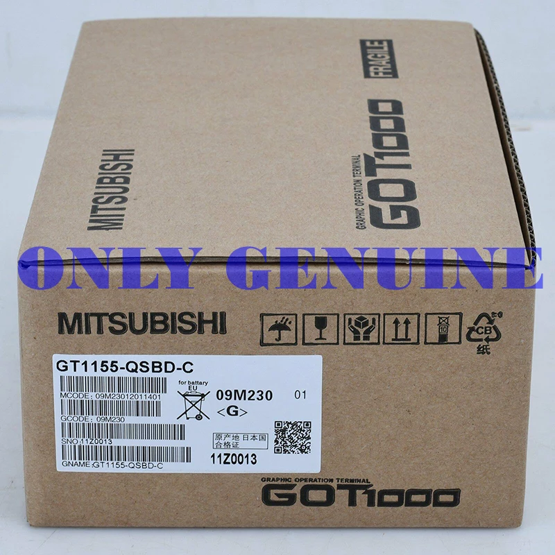 Бренд Mitsubishi HMI GT1155-QSBD-C интерфейс человека машины в коробке