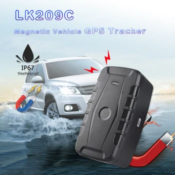 

GPS Tracker Car LK209C 20000mAh 240 Days Standby Vehicle Car Tracker Waterproof 2G GPS Locator Tracker Magnets Drop Shock Alarm