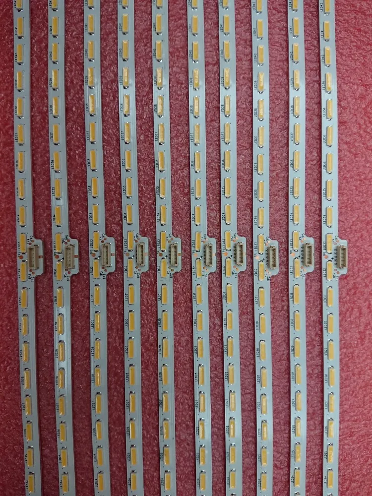 

10 PCS/lot 64LED LED Backlight strip for Sony KD-55X8505C KD-55X8507C KD-55X8500C Sharp XBR-55X850C 75.P3C08G001 15A09N SYV5541