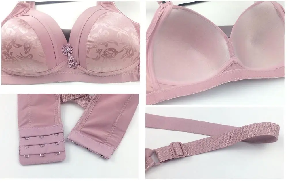 Women Wire Free Bra 42C 42B 42A 44C 40C 40B 40D 44B 38C 38B 38D