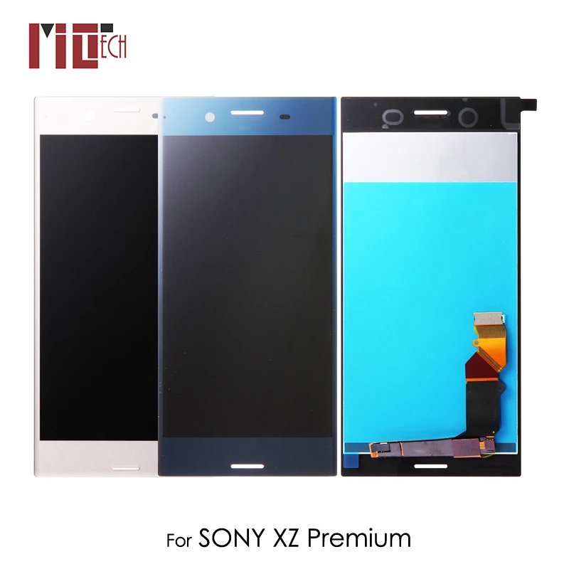 

LCD Display For Sony Xperia XZP XZ Premium G8142 E5563 Touch Screen Digitizer Assembly Glass Replacement Black White No Frame
